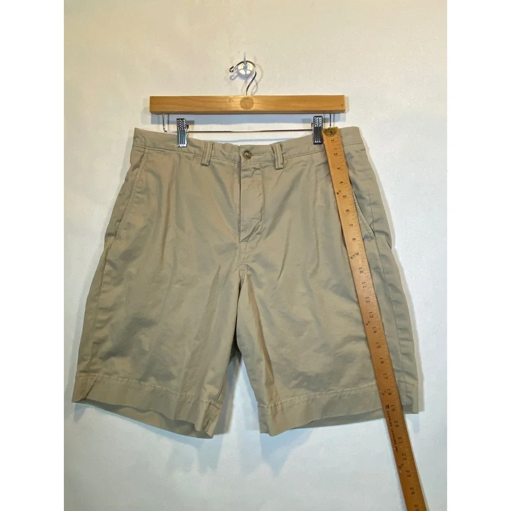 Tan Polo Ralph Lauren Chino Shorts Stretch Classic Fit 32 Mens
